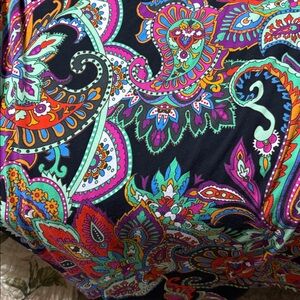 Johnny Was Multicolor Paisley Tee